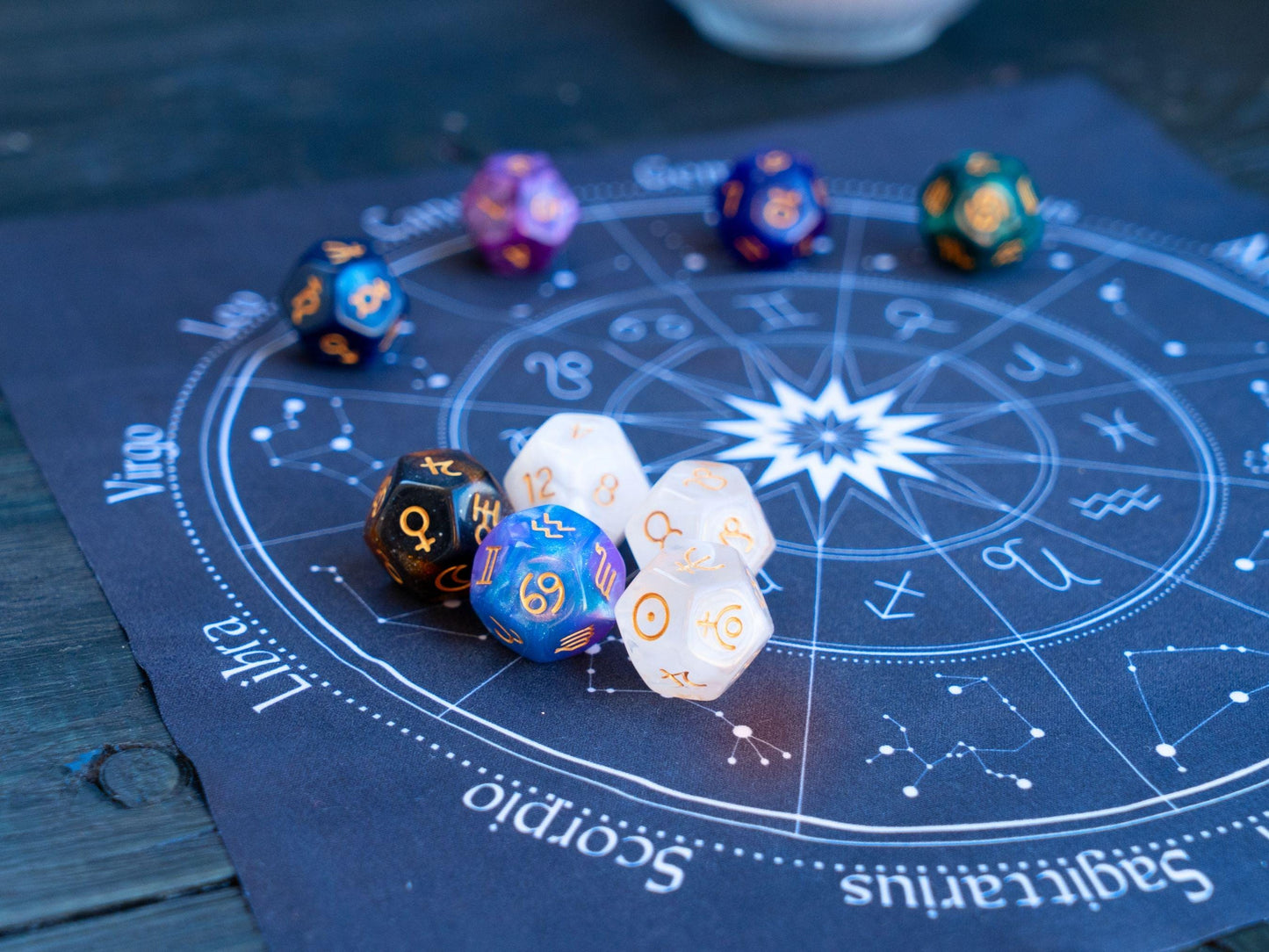 Astrology Dice Reading | Zodiac Symbol Dice reading for Divination & Spiritual Guidance | Personalized Astrology Reading