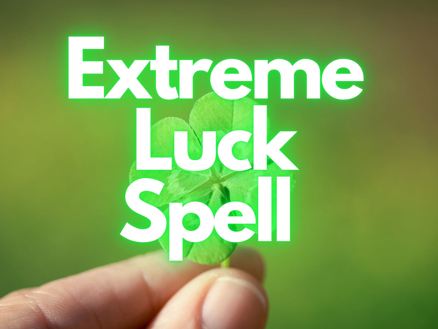 Extreme Luck Spell for Abundance & Prosperity - Success, Positive Energy, Opportunities, Confidence, Manifestation, Happiness