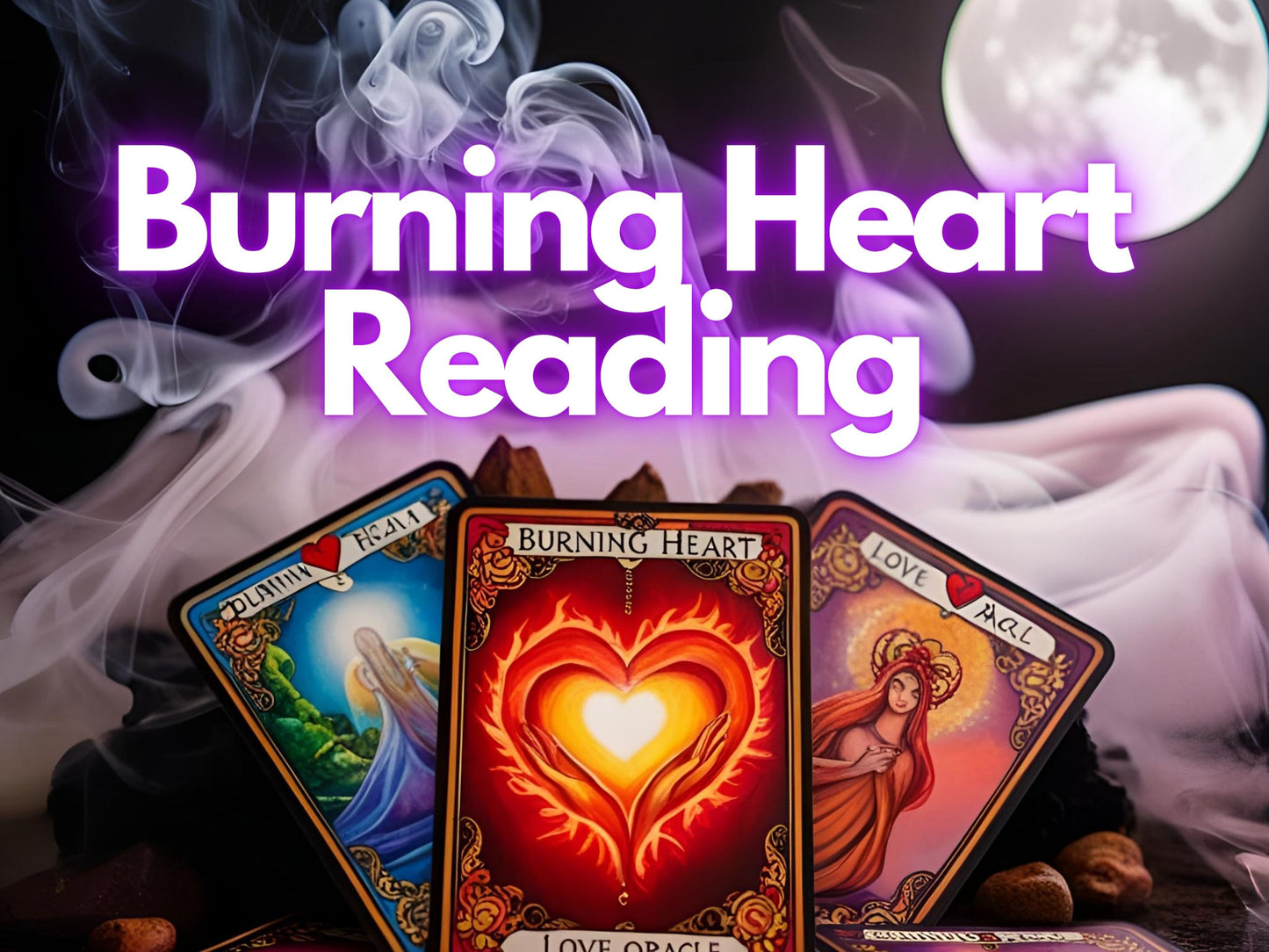 Burning Heart Love Oracle Cards Reading, Twin Flame Oracle Tarot Reading