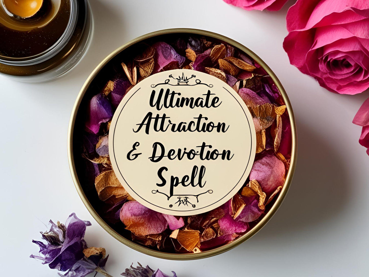 Ultimate Attraction & Devotion Spell - Powerful Love and Relationship Enhancement, Manifest Passion and Connection, Spiritual Magic