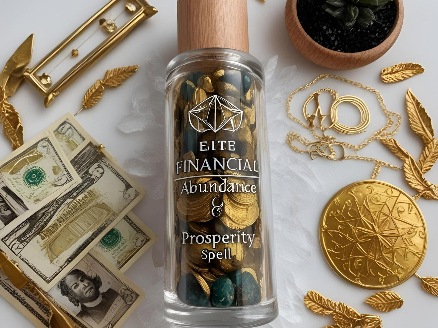 Elite Financial Abundance & Prosperity Spell for Wealth, Success and Abundance - Empower Your Financial Flow Today! Billionaire Spell