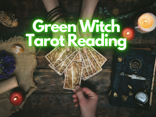 Green Witch Oracle Tarot Reading - Intuitive Spiritual Guidance, Herbal Wisdom, & Nature-Based Insights, Perfect for Personal Growth