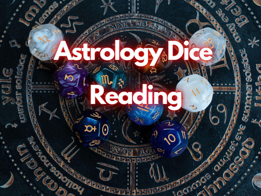 Astrology Dice Reading | Zodiac Symbol Dice reading for Divination & Spiritual Guidance | Personalized Astrology Reading